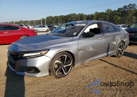 2022 Honda Accord Sport из США, поврежденный, VIN 1HGCV1F30NA079226